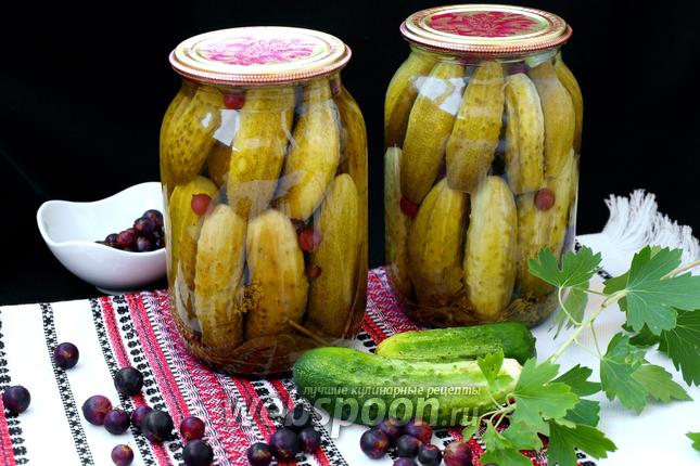 Фото Огурцы маринованные с йоштой