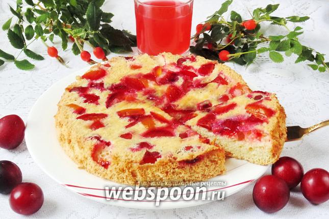 Фото Шарлотка с алычой