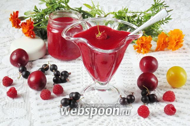 Фото Ягодный соус с алычой