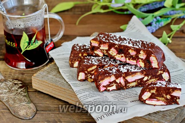 Фото Конфеты с маршмеллоу и изюмом