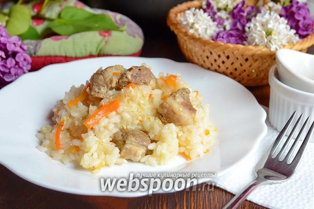 Фото Плов со свининой и кунжутом
