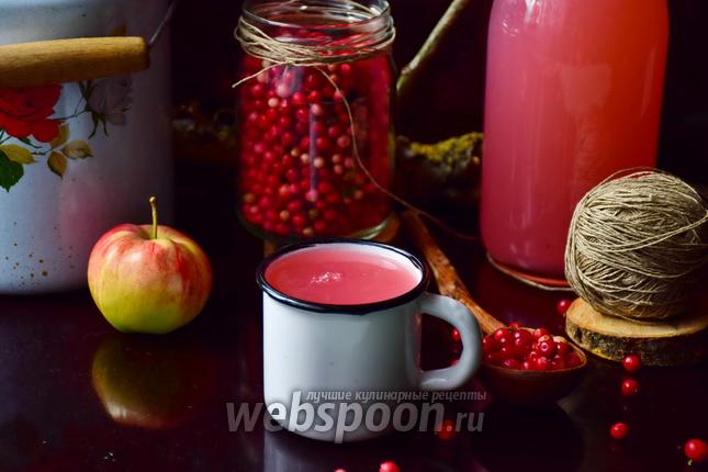 Фото Кисель бруснично-яблочный