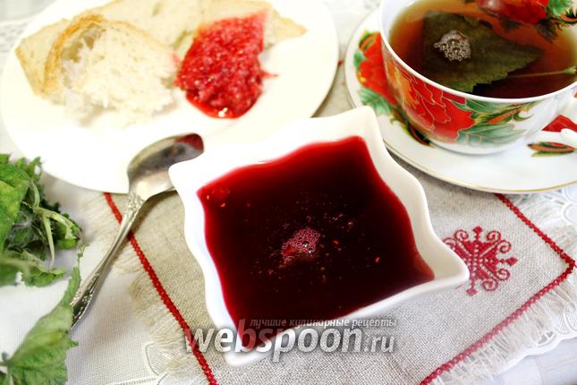 Фото Джем малиновый десятиминутка