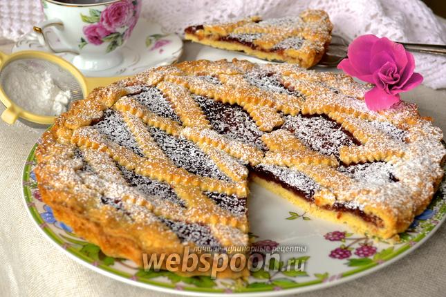 Фото Итальянская кростата с джемом