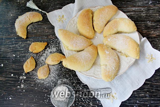 Фото Печенье с бананом,творогом и кокосовой стружкой