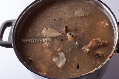 Суп с фрикадельками из мяса оленя
