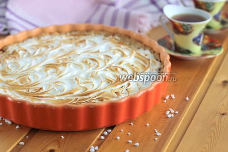 Фото рецепта Тарт с меренгой и вареньем