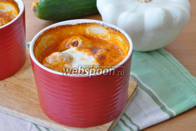 Фото Фрикадельки из кеты в овощном соусе