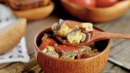 Фото рецепта Закуска из баклажанов с шампиньонами