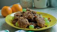 Фото рецепта Овсяное печенье без масла и сахара