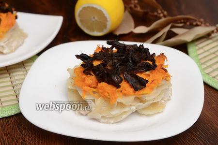 Фото рецепта Медальоны из картофеля, моркови и грибов