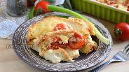 Фото рецепта Хлебная запеканка с сыром и помидорами