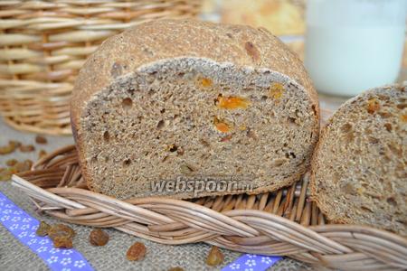 Фото рецепта Ржаной хлеб с фруктовыми добавками в хлебопечке