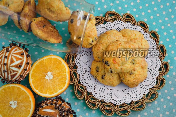 Фото Морковное печенье с изюмом