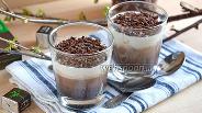 Фото рецепта Молочно-шоколадное желе с какао