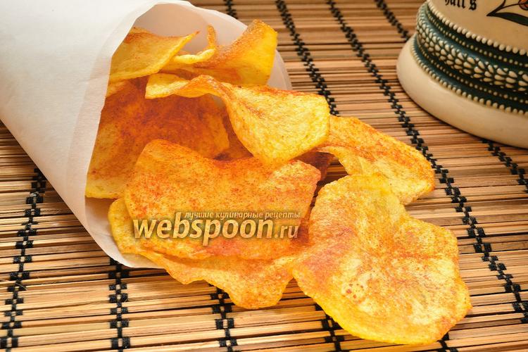 Фото Домашние картофельные чипсы