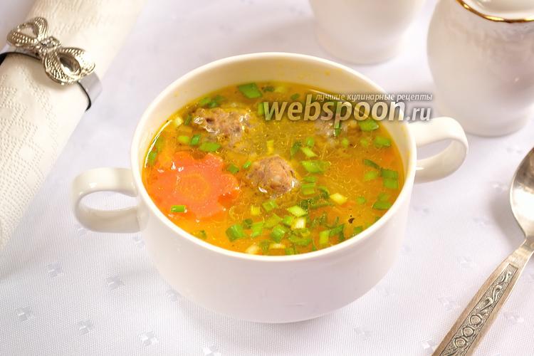 Фото Рисовый суп с фрикадельками