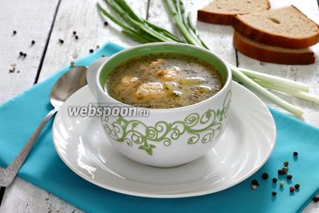 Фото рецепта Суп с фрикадельками рыбными из сёмги