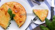 Фото рецепта Пирог с черемшой и яйцами