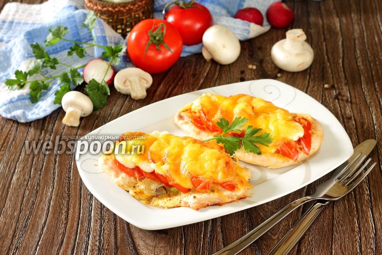 Куриная грудка с помидорами и сыром в духовке рецепт