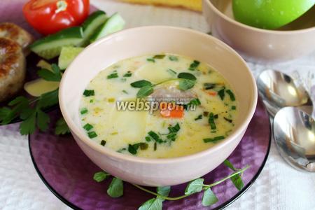 1. Сырный суп «Пикантный»