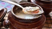 Фото рецепта Сливочный пшенный суп с грибами
