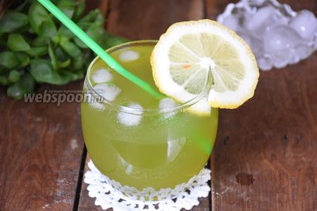 Фото рецепта Лимонад с базиликом