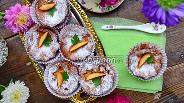 Фото рецепта Маффины с персиками