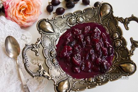 Фото рецепта Конфитюр из крыжовника с белым шоколадом