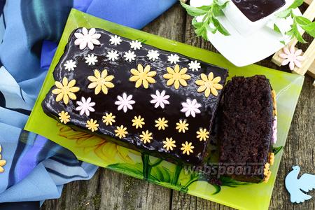Фото рецепта Шоколадный кекс с чёрной фасолью