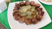Фото рецепта Колбаса из печёнки и куриных сердечек