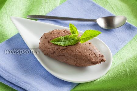 Фото рецепта Взбитая шоколадная пена