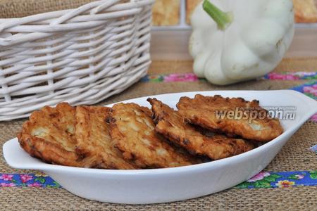 Фото рецепта Оладьи из патиссонов