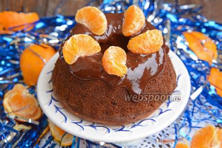 Фото рецепта Тыквенный кекс с мандаринами