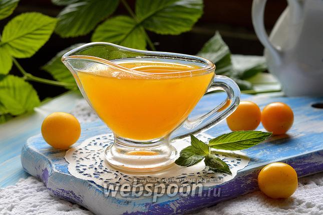 Фото Сладкий соус из алычи