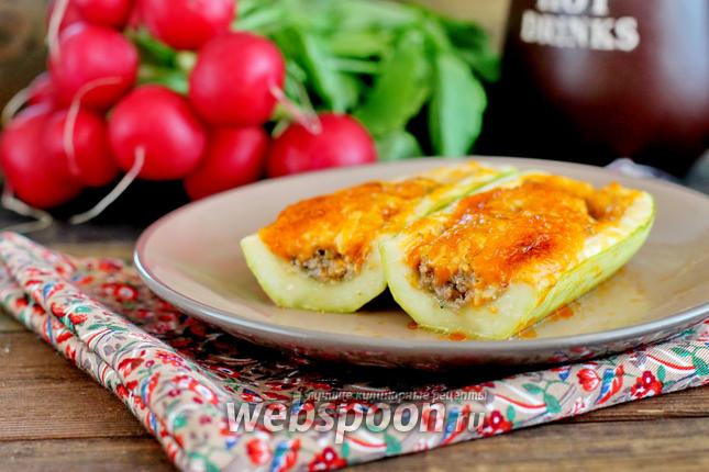 Фото Кабачки фаршированные