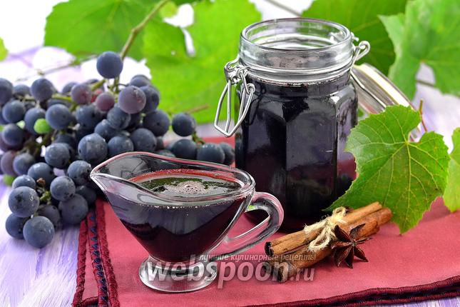 Фото Сироп из красного вина