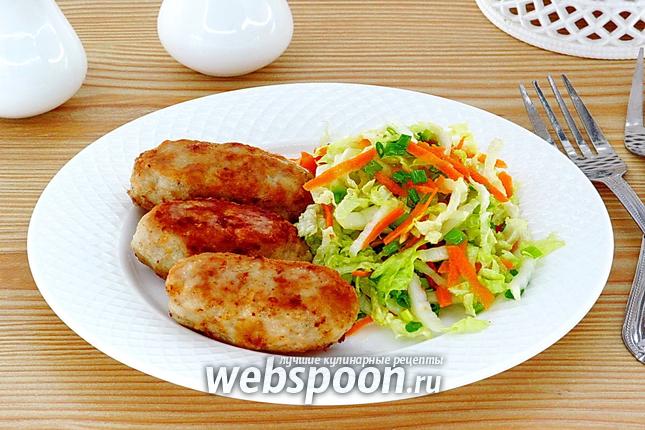 Фото Колбаски из свинины жареные