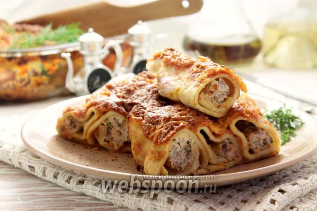 Фото Каннеллони с курицей