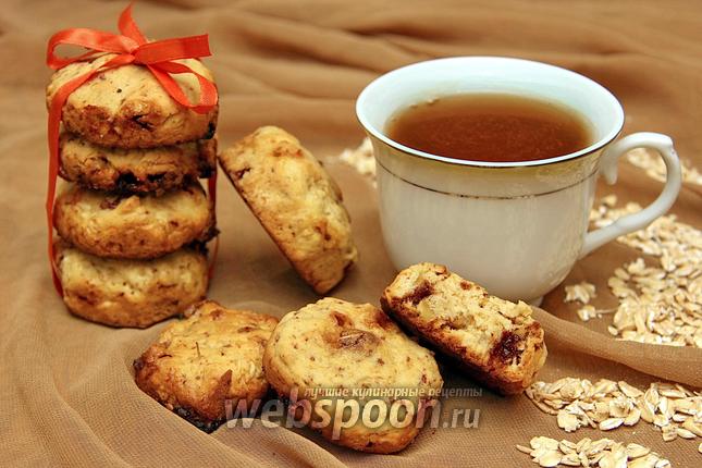 Фото Овсяное печенье с шоколадом