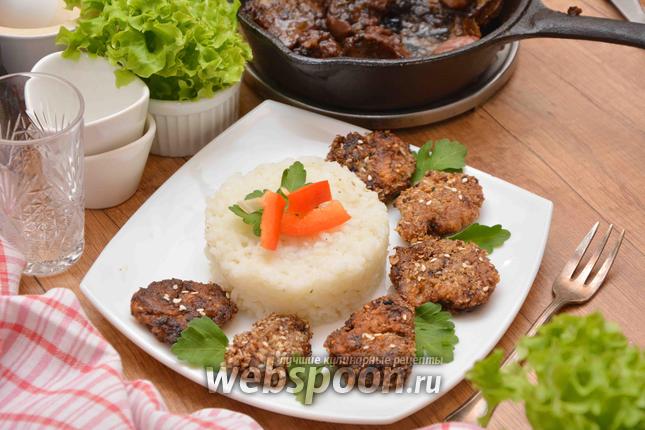 Фото Отбивные из куриных сердечек