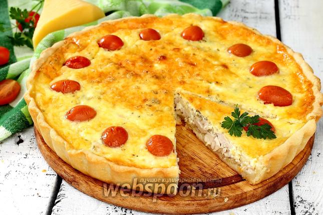 Фото Киш с курицей