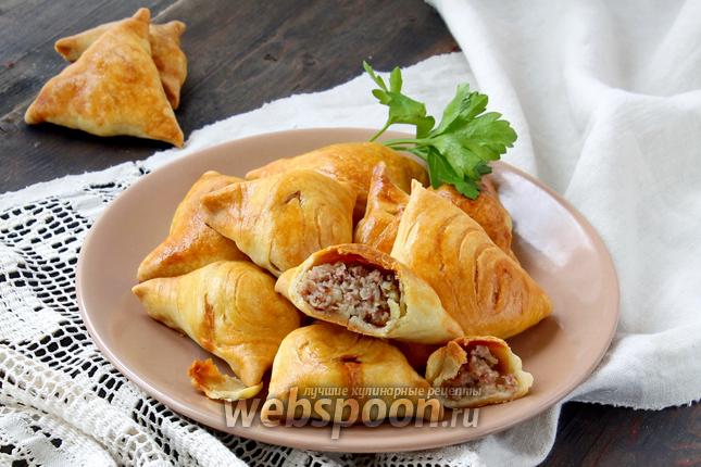 Фото Самса с картошкой и мясом