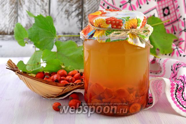 Фото Компот из шиповника на зиму