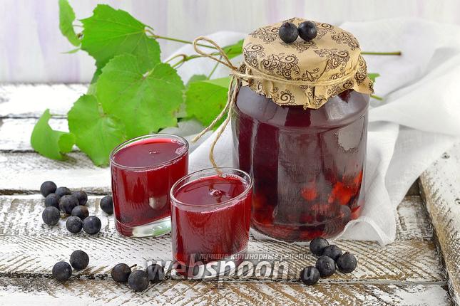 Фото Компот из тёрна на зиму