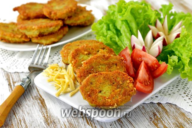 Фото Драники с ветчиной и сыром