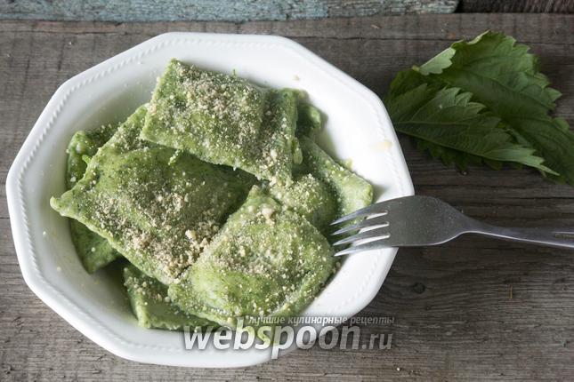 Фото Равиоли с крапивой и шпинатом
