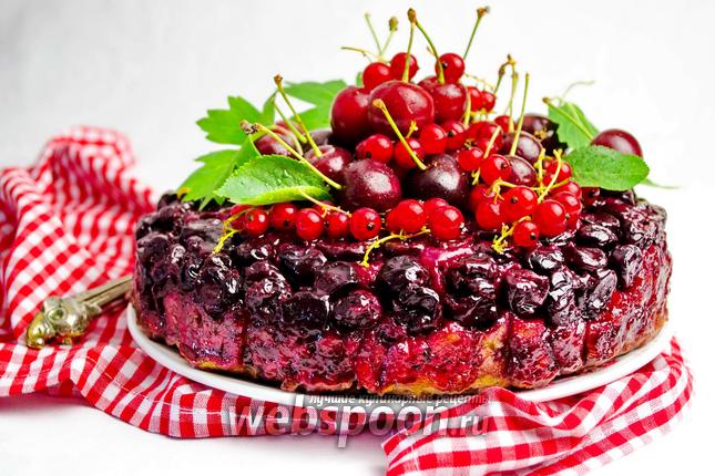 Фото Французский пирог с вишней