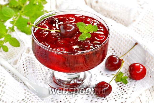 Фото Желе из черешни