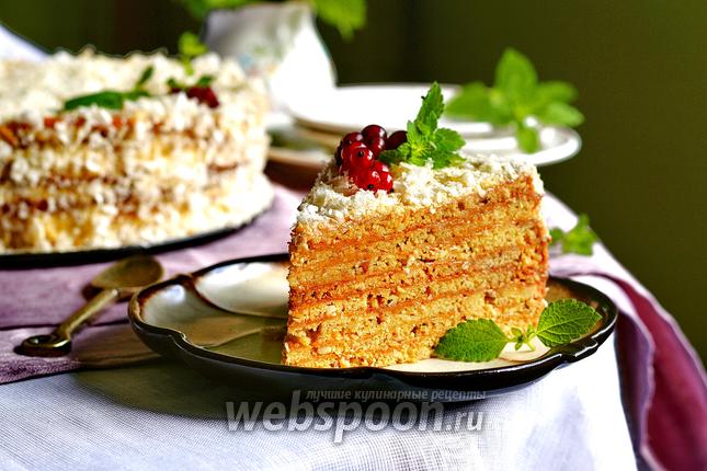 Фото Арахисовый торт «Коровка»